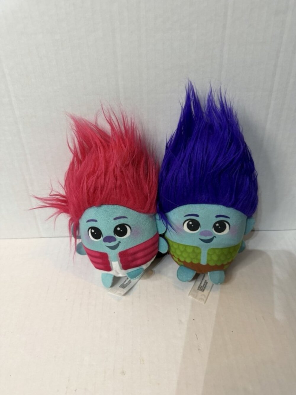 2 DreamWorks Trolls Band Together Hairmony Mixers - Branch & Floyd Plush w Sound